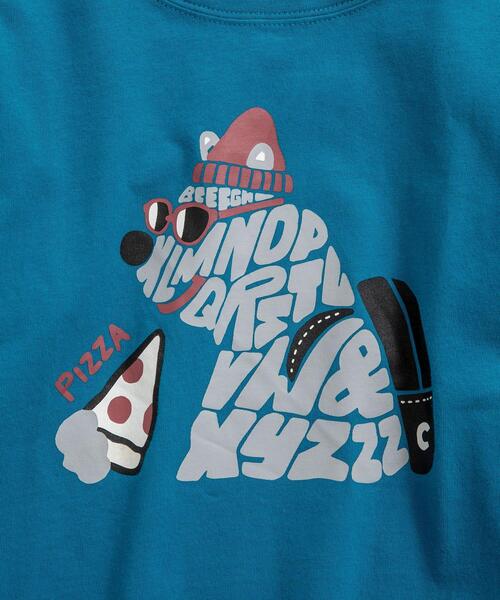 coen（コーエン）の「【coen キッズ】アニマルプリント長袖Tシャツ（Tシャツ/カットソー・キッズ・ケリー/コバルトブルー・130/110/120/100）」の13枚目の写真