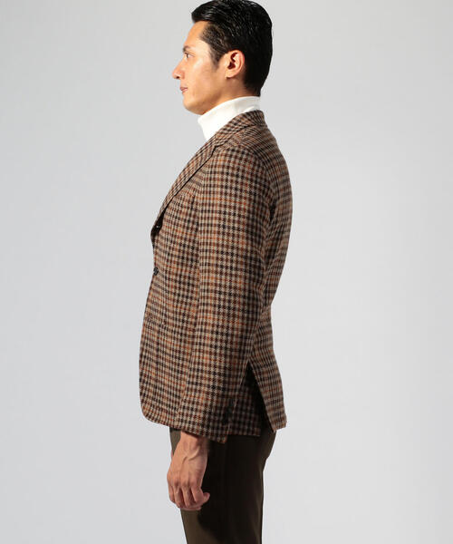 セール】ラグジュアリーツイード シングル3Bジャケット LANIFICIO DI