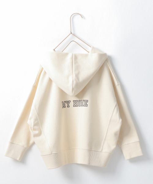 LOWRYS FARM（ローリーズファーム）の「ＵＳＡウラケロゴフーディ　227843（Tシャツ/カットソー・キッズ・ベージュ/ネイビー/アイボリー・110cm/120cm/130cm/140cm/150cm）」の17枚目の写真