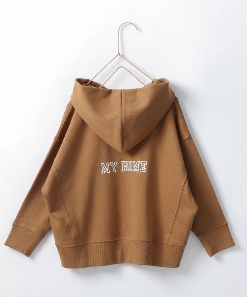 LOWRYS FARM（ローリーズファーム）の「ＵＳＡウラケロゴフーディ　227843（Tシャツ/カットソー・キッズ・ベージュ/ネイビー/アイボリー・110cm/120cm/130cm/140cm/150cm）」の7枚目の写真