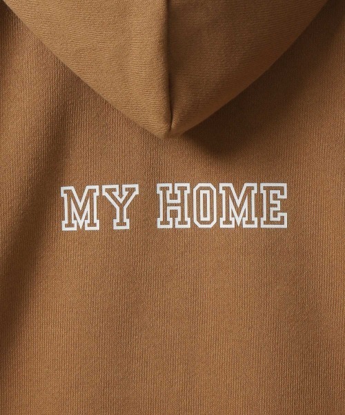 LOWRYS FARM（ローリーズファーム）の「ＵＳＡウラケロゴフーディ　227843（Tシャツ/カットソー・キッズ・ベージュ/ネイビー/アイボリー・110cm/120cm/130cm/140cm/150cm）」の4枚目の写真