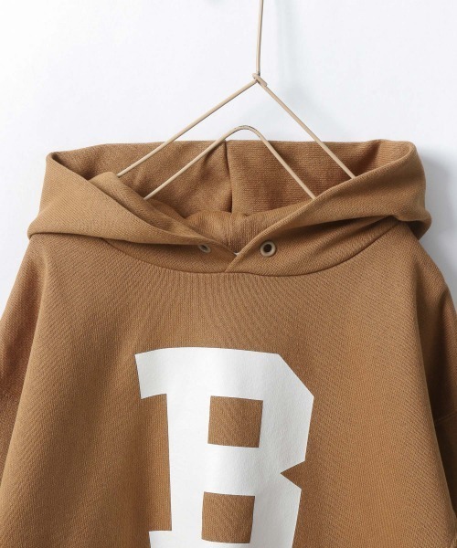 LOWRYS FARM（ローリーズファーム）の「ＵＳＡウラケロゴフーディ　227843（Tシャツ/カットソー・キッズ・ベージュ/ネイビー/アイボリー・110cm/120cm/130cm/140cm/150cm）」の6枚目の写真