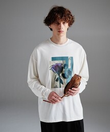 tk.TAKEO KIKUCHI | ダークフラワーロンT(Tシャツ/カットソー)