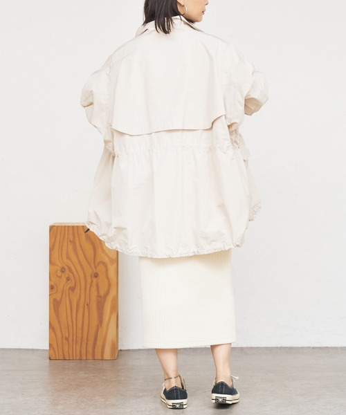 BONbazaar（ボンバザール）の「【防寒におすすめ】ストライプキルトスカート（スカート・レディース・ネイビー/グレー/オフホワイト・40）」の16枚目の写真