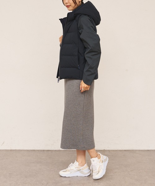 BONbazaar（ボンバザール）の「【防寒におすすめ】ストライプキルトスカート（スカート・レディース・ネイビー/グレー/オフホワイト・40）」の19枚目の写真