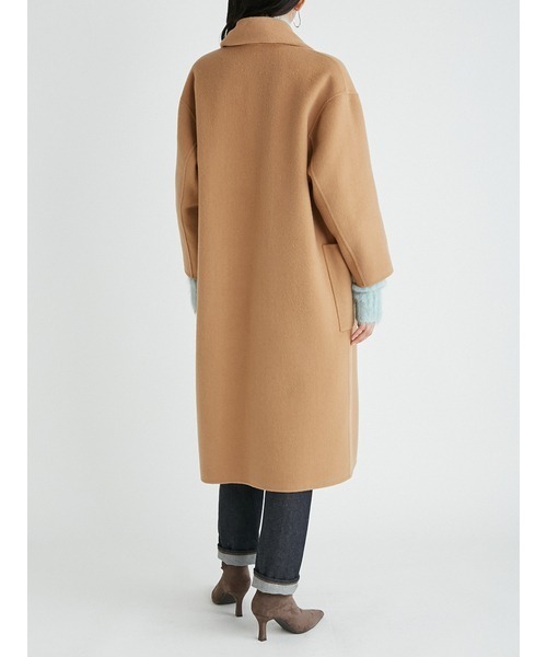 Mila Owen（ミラオーウェン）の「フリンジストール付接結ロングコート