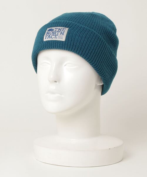 THE NORTH FACE（ザノースフェイス）の「ザ ノース フェイス THE NORTH FACE Stitchwork Beanie(ステッチワークビーニー)（ニットキャップ/ビーニー・メンズ・オリーブ/グレー/ブラック/ブルー/ネイビー・ﾌﾘ-）」の5枚目の写真