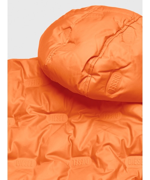 DIESEL（ディーゼル）の「DIESEL KID ジュニア ユニセックス ダウンジャケット リアルダウン（ダウンジャケット/コート・キッズ・ライトグリーン/ピンク/オリーブ/ブラック/オレンジ・4Y/12Y/8Y/14Y/10Y/6Y）」の22枚目の写真
