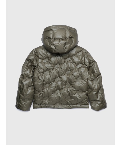 DIESEL（ディーゼル）の「DIESEL KID ジュニア ユニセックス ダウンジャケット リアルダウン（ダウンジャケット/コート・キッズ・ライトグリーン/ピンク/オリーブ/ブラック/オレンジ・4Y/12Y/8Y/14Y/10Y/6Y）」の6枚目の写真