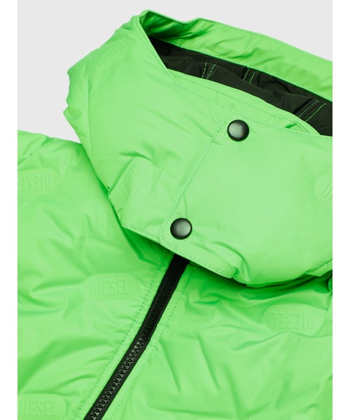 DIESEL（ディーゼル）の「DIESEL KID ジュニア ユニセックス ダウンジャケット リアルダウン（ダウンジャケット/コート・キッズ・ライトグリーン/ピンク/オリーブ/ブラック/オレンジ・4Y/12Y/8Y/14Y/10Y/6Y）」の20枚目の写真