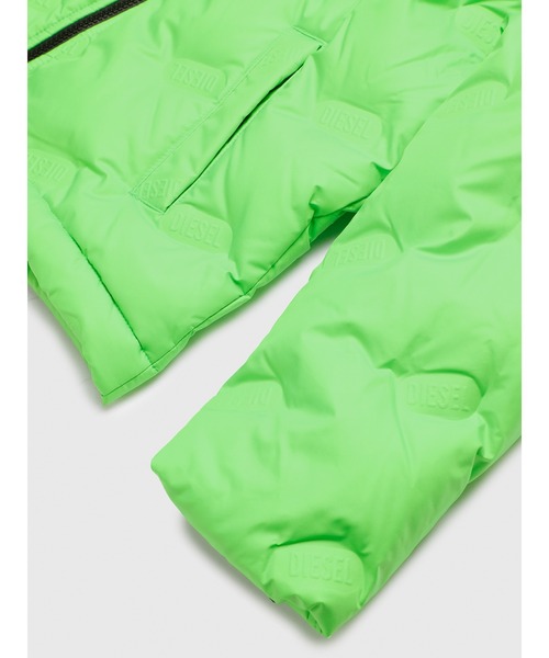 DIESEL（ディーゼル）の「DIESEL KID ジュニア ユニセックス ダウンジャケット リアルダウン（ダウンジャケット/コート・キッズ・ライトグリーン/ピンク/オリーブ/ブラック/オレンジ・4Y/12Y/8Y/14Y/10Y/6Y）」の17枚目の写真