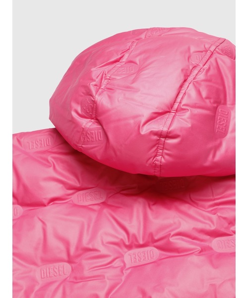 DIESEL（ディーゼル）の「DIESEL KID ジュニア ユニセックス ダウンジャケット リアルダウン（ダウンジャケット/コート・キッズ・ライトグリーン/ピンク/オリーブ/ブラック/オレンジ・4Y/12Y/8Y/14Y/10Y/6Y）」の11枚目の写真