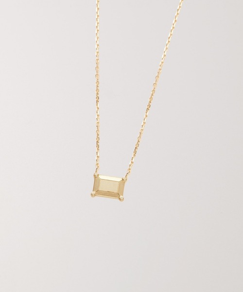 PAS TIERRA（パティエラ）の「-Ray- K10バゲットネックレス（ネックレス・レディース・イエローゴールド・FREE）」の7枚目の写真