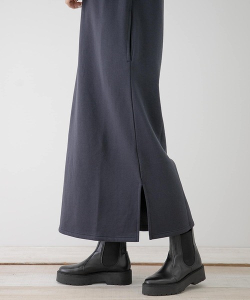 URBAN RESEARCH Sonny Label（アーバンリサーチサニーレーベル）の「【WEB限定】ハリスツイードポケット付きスウェットワンピース（ワンピース・レディース・ネイビー/ブラウン/カーキ・FREE）」の22枚目の写真