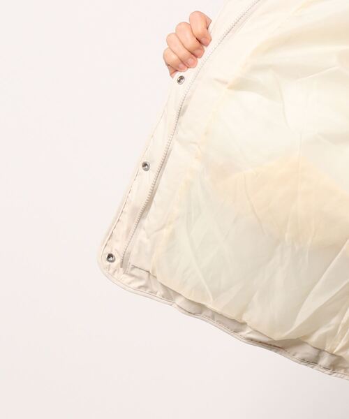 FRP（エフアールピー）の「YUGA フェイクムートン　ボア　キルティング　ジャケットコート（ダウンジャケット/コート・レディース・ブラック/キャメル/オフホワイト・L/M/XL）」の20枚目の写真