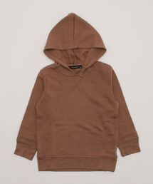 THE CASUAL | ガゼット付き無地プルオーバーパーカー キッズ(パーカー)