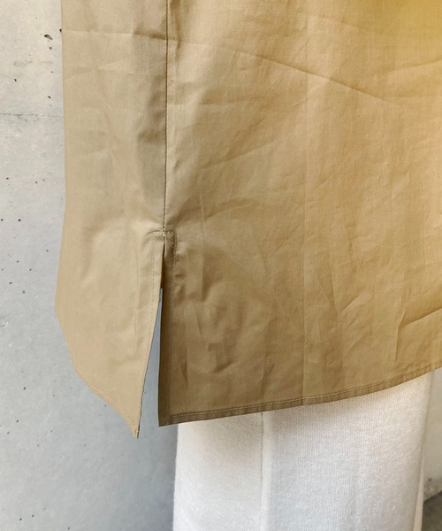 CAPRICIEUX LE'MAGE（カプリシューレマージュ）の「肩パイピングシャツ（シャツ/ブラウス・レディース・ホワイト/ベージュ・FREE）」の10枚目の写真