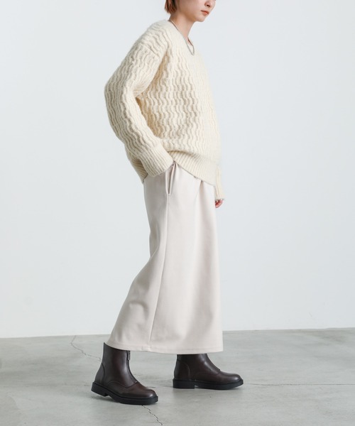 select MOCA（セレクトモカ）の「ハーフジップショートブーツ（ブーツ・レディース・ホワイト/ブラック/ブラウン・SMALL/MEDIUM/LARGE）」の12枚目の写真