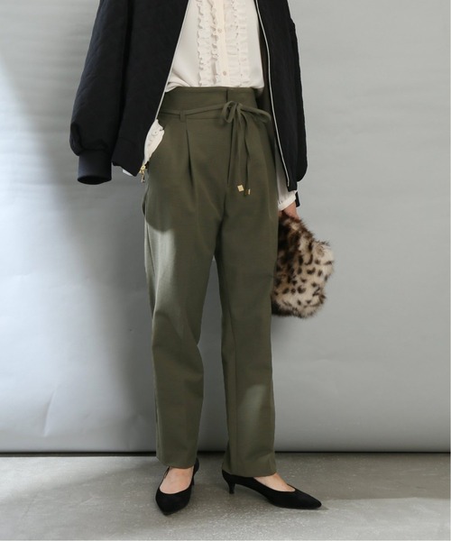 追加 C N ダブルクロス リボン付きパンツ