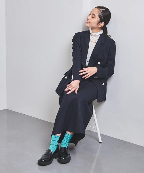 UNITED ARROWS(ユナイテッドアローズ)の「<UNITED ARROWS>プラットフォーム ローファー†(ローファー・レディース・ブラック/ブラウン・35/37h/35h/36h/38/36/37)」の4枚目の写真