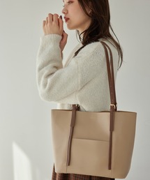 バイカラーベルトA4トートバッグ