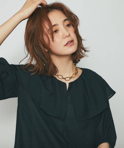 PHILIPPE AUDIBERT（フィリップ オーディベール）の「PHILIPPE AUDIBERT/ゴールドチェーンネックレス（ネックレス・レディース・ゴールド・FREE）」の17枚目の写真