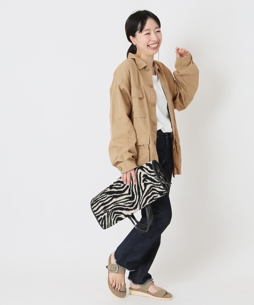 ROTHCO(ロスコ)の「【ROTHCO/ロスコ】BDU SHIRTS:ジャケット◆(ミリタリージャケット・レディース・ベージュ/カーキ・LARGE)」の7枚目の写真