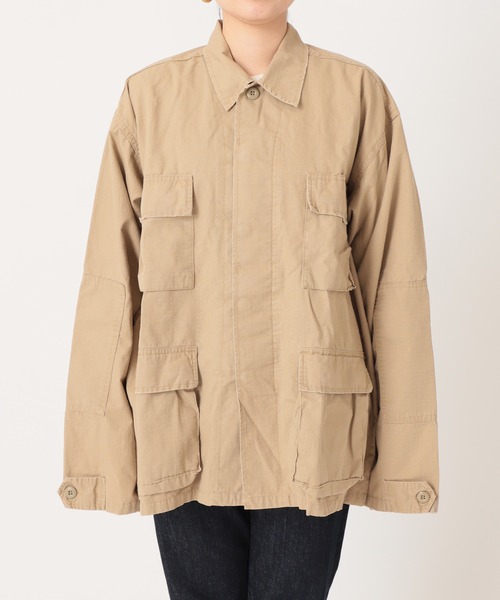 ROTHCO(ロスコ)の「【ROTHCO/ロスコ】BDU SHIRTS:ジャケット◆(ミリタリージャケット・レディース・ベージュ/カーキ・LARGE)」の10枚目の写真