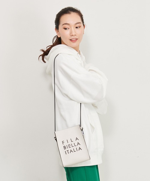 FILA/フィラ】フェイクレザー スクエアショルダーバッグ ミニ