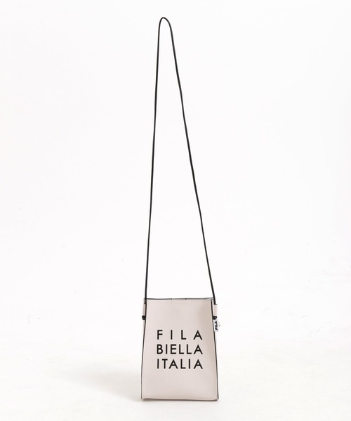 FILA(フィラ)の「【FILA/フィラ】フェイクレザー スクエアショルダーバッグ ミニショルダーバッグ/PUレザー(ショルダーバッグ・レディース・ブラック/オフホワイト・FREE)」の20枚目の写真