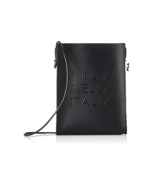 FILA(フィラ)の「【FILA/フィラ】フェイクレザー スクエアショルダーバッグ ミニショルダーバッグ/PUレザー(ショルダーバッグ・レディース・ブラック/オフホワイト・FREE)」の22枚目の写真