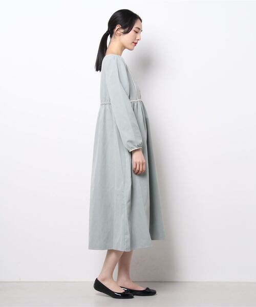 ehka sopo（エヘカソポ）の「配色パイピングワンピース（ワンピース・レディース・キナリ/ミント/モカ・ﾌﾘ-）」の15枚目の写真