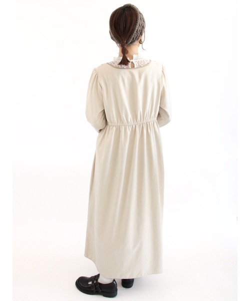 ehka sopo（エヘカソポ）の「配色パイピングワンピース（ワンピース・レディース・キナリ/ミント/モカ・ﾌﾘ-）」の12枚目の写真