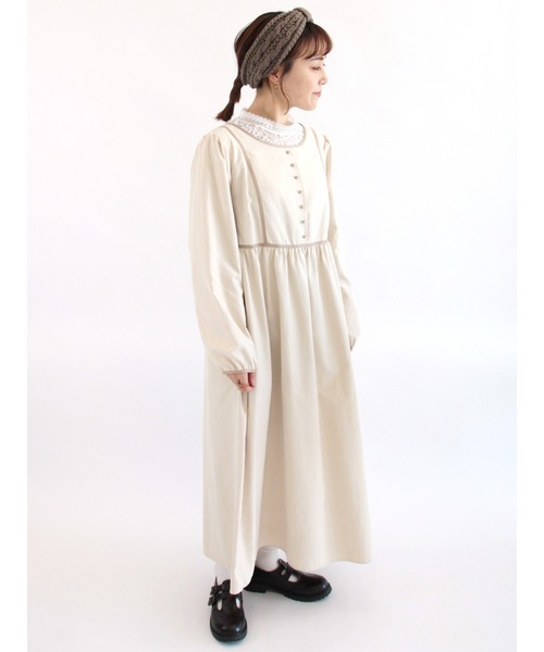 ehka sopo（エヘカソポ）の「配色パイピングワンピース（ワンピース・レディース・キナリ/ミント/モカ・ﾌﾘ-）」の13枚目の写真