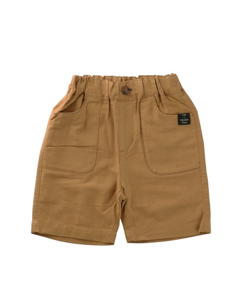 DILASH(ディラッシュ)の「綿麻キャンバスハーフパンツ(80-140cm)(その他パンツ・キッズ・カーキ/ベージュ/ネイビー/レッド・130/140/90/100/110/120/80)」の2枚目の写真