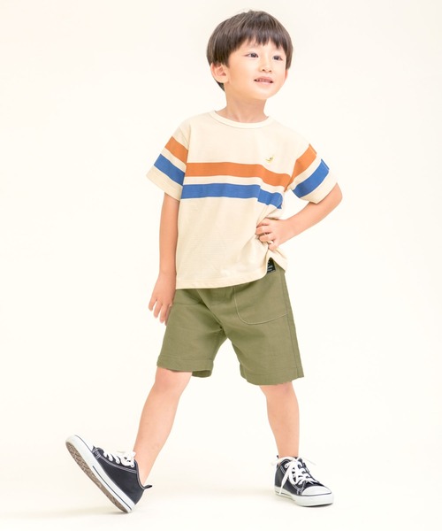 DILASH(ディラッシュ)の「綿麻キャンバスハーフパンツ(80-140cm)(その他パンツ・キッズ・カーキ/ベージュ/ネイビー/レッド・130/140/90/100/110/120/80)」の8枚目の写真