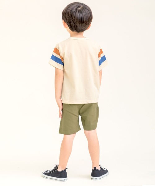 DILASH(ディラッシュ)の「綿麻キャンバスハーフパンツ(80-140cm)(その他パンツ・キッズ・カーキ/ベージュ/ネイビー/レッド・130/140/90/100/110/120/80)」の10枚目の写真