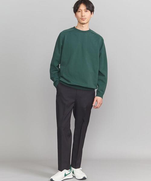 BEAUTY&YOUTH UNITED ARROWS(ビューティーアンドユースユナイテッドアローズ)の「BY エコペット サーキュラー ニット(ニット/セーター・メンズ・ライトブルー/ネイビー/レッド/オリーブ・S/M/L/XL)」の9枚目の写真