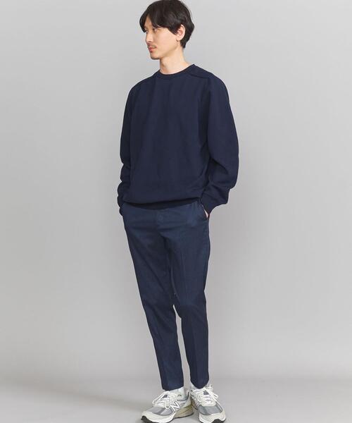 BEAUTY&YOUTH UNITED ARROWS(ビューティーアンドユースユナイテッドアローズ)の「BY エコペット サーキュラー ニット(ニット/セーター・メンズ・ライトブルー/ネイビー/レッド/オリーブ・S/M/L/XL)」の15枚目の写真