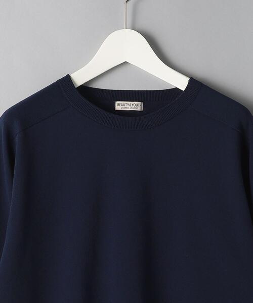 BEAUTY&YOUTH UNITED ARROWS(ビューティーアンドユースユナイテッドアローズ)の「BY エコペット サーキュラー ニット(ニット/セーター・メンズ・ライトブルー/ネイビー/レッド/オリーブ・S/M/L/XL)」の18枚目の写真