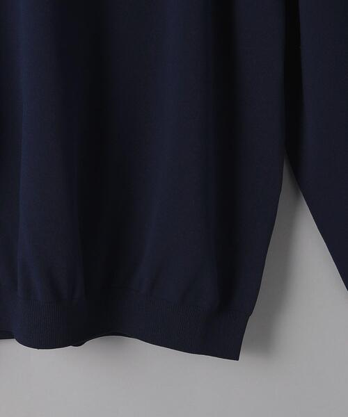 BEAUTY&YOUTH UNITED ARROWS(ビューティーアンドユースユナイテッドアローズ)の「BY エコペット サーキュラー ニット(ニット/セーター・メンズ・ライトブルー/ネイビー/レッド/オリーブ・S/M/L/XL)」の20枚目の写真