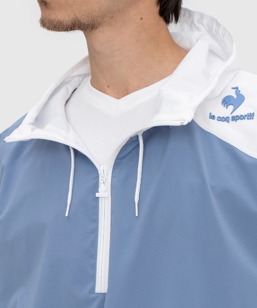 le coq sportif(ルコックスポルティフ)の「【サンスクリーン】クロスジャケット メンズ ウェア ジャケット ブルゾン トレーニング トレーニングウェア スポーツウェア(ジャージ・メンズ・ブラック/ネイビー/グレイッシュブルー・S/M/L/XL)」の20枚目の写真