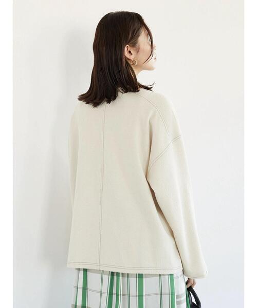 Green　Parks（グリーンパークス）の「表面感配色カットプルオーバー＊（Tシャツ/カットソー・レディース・サックスブルー/ホワイト系その他2・FREE）」の7枚目の写真