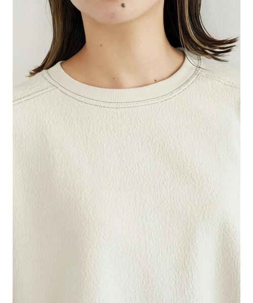 Green　Parks（グリーンパークス）の「表面感配色カットプルオーバー＊（Tシャツ/カットソー・レディース・サックスブルー/ホワイト系その他2・FREE）」の8枚目の写真