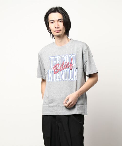 NO WAY(ノーウェイ)の「/Bl/レギュラーシルエットプリントTシャツ(Tシャツ/カットソー・メンズ・ホワイト/スミクロ/杢グレー・MEDIUM/LARGE/FREE)」の10枚目の写真