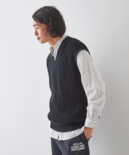 SLOANE(スローン)の5Gチルデン ポリエステル×コットン ベスト