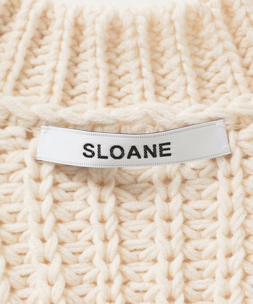 SLOANE（スローン）の「【SLOANE / スローン】別注 Vネック ニットベスト（ベスト・メンズ・オレンジ/ブラック/ナチュラル/グリーン・FREE）」の12枚目の写真