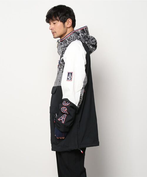 VOLCOM（ボルコム）の「OU BRIGHTON PULLOVER（その他アウター・メンズ・ブラック×ホワイト・MEDIUM/LARGE）」の3枚目の写真