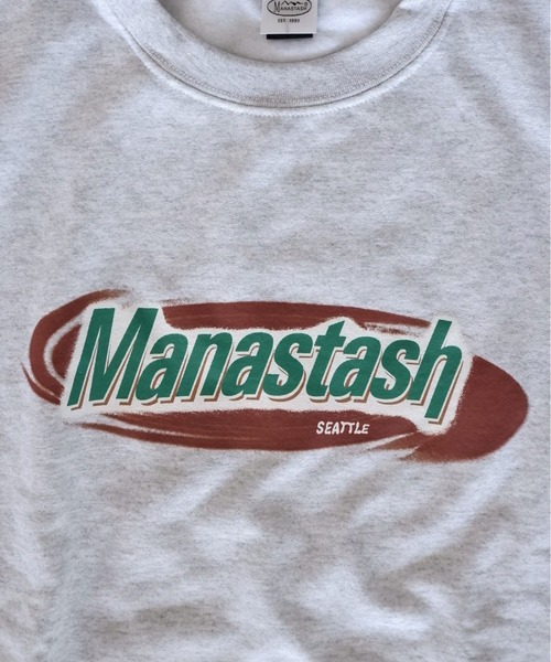 MANASTASH(マナスタッシュ)の「MANASTASH/マナスタッシュ MANASTAWAY SWEAT CREW スウェットクルー(スウェット・メンズ・グレー/ライトグレー・MEDIUM/LARGE/X-LARGE)」の6枚目の写真