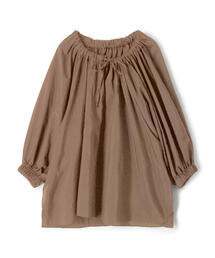 TOMORROWLAND  | コットンシルクタイプライター ボリュームスリーブブラウス(シャツ/ブラウス)